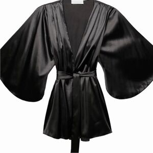Fleur Du Mal angel sleeve robe